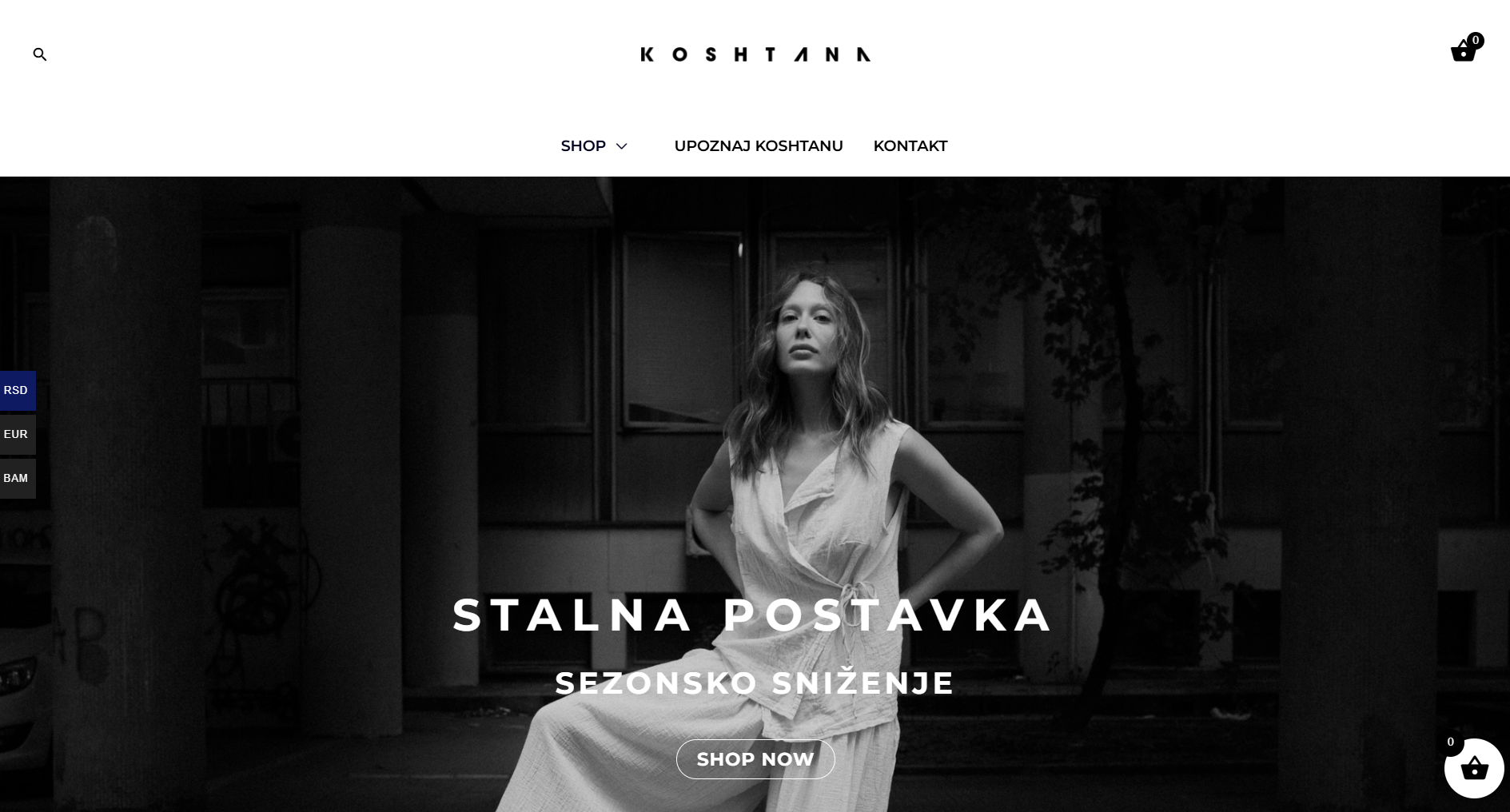 Koshtana — website screenshot