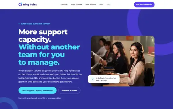 Ring Point — website screenshot